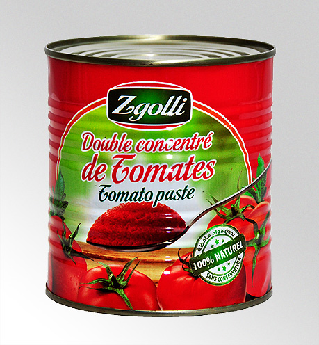 ZGOLLI Double Concentré de Tomate 800g